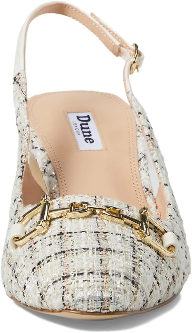 Dune London Choiced - Heels for Women - Synthetic Lining - Resin Outsole - Slingback Strap - Almond Toe