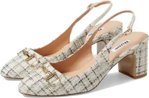 Dune London Choiced - Heels for Women - Synthetic Lining - Resin Outsole - Slingback Strap - Almond Toe