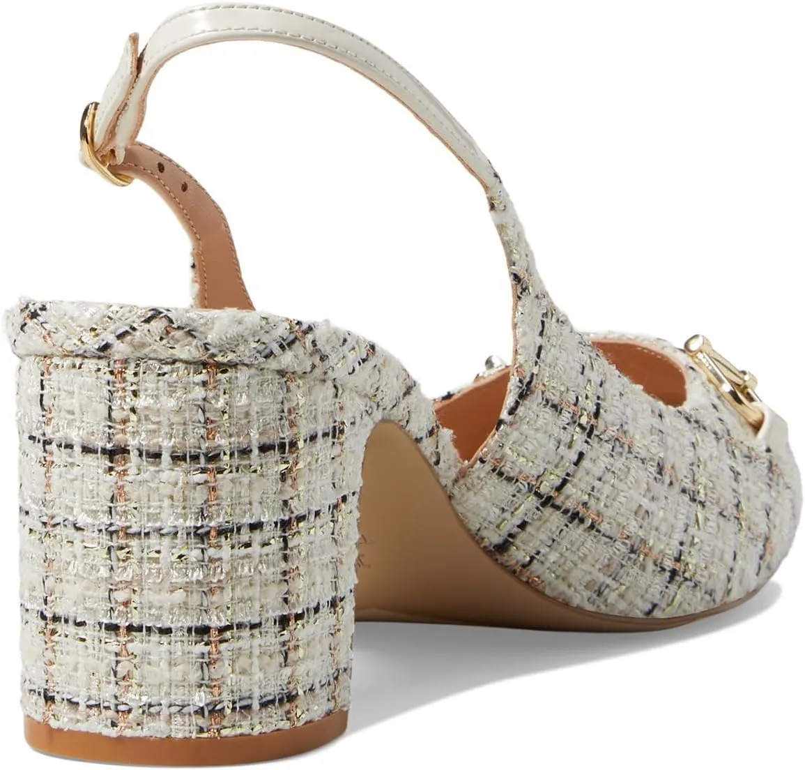Dune London Choiced - Heels for Women - Synthetic Lining - Resin Outsole - Slingback Strap - Almond Toe