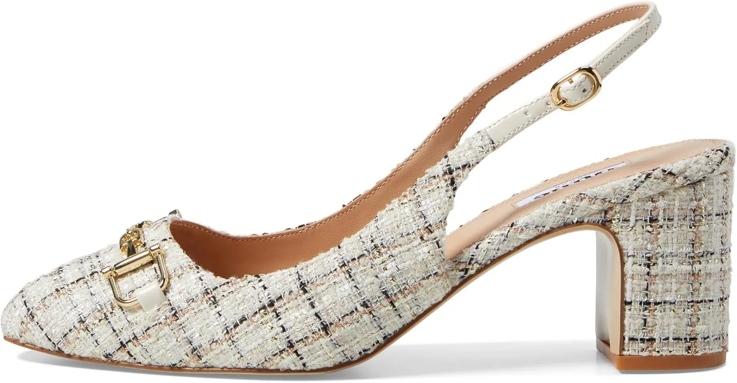 Dune London Choiced - Heels for Women - Synthetic Lining - Resin Outsole - Slingback Strap - Almond Toe