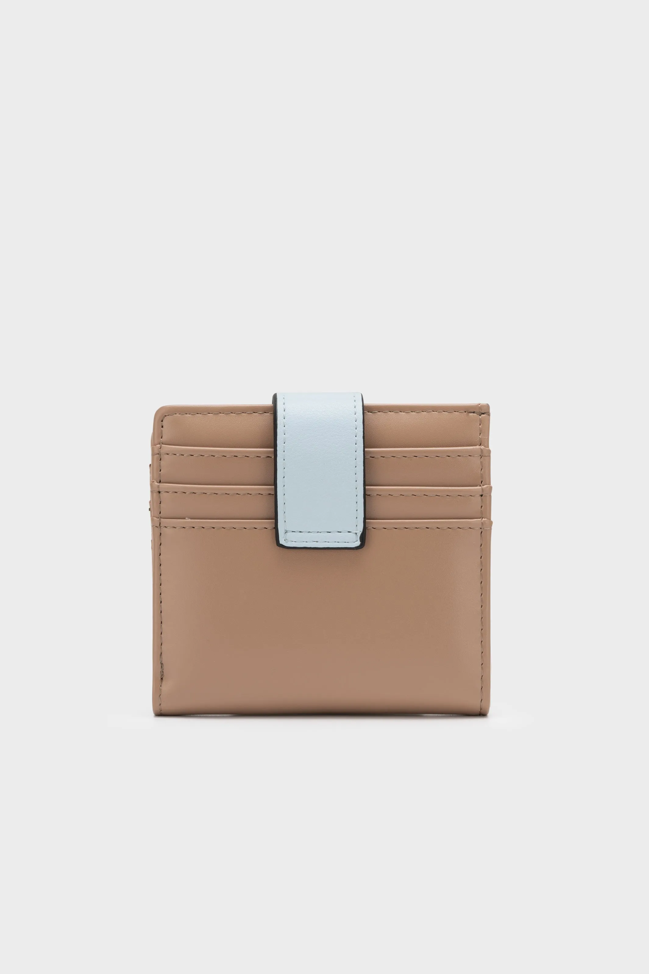 DUO TONE SNAP BUTTON WALLET