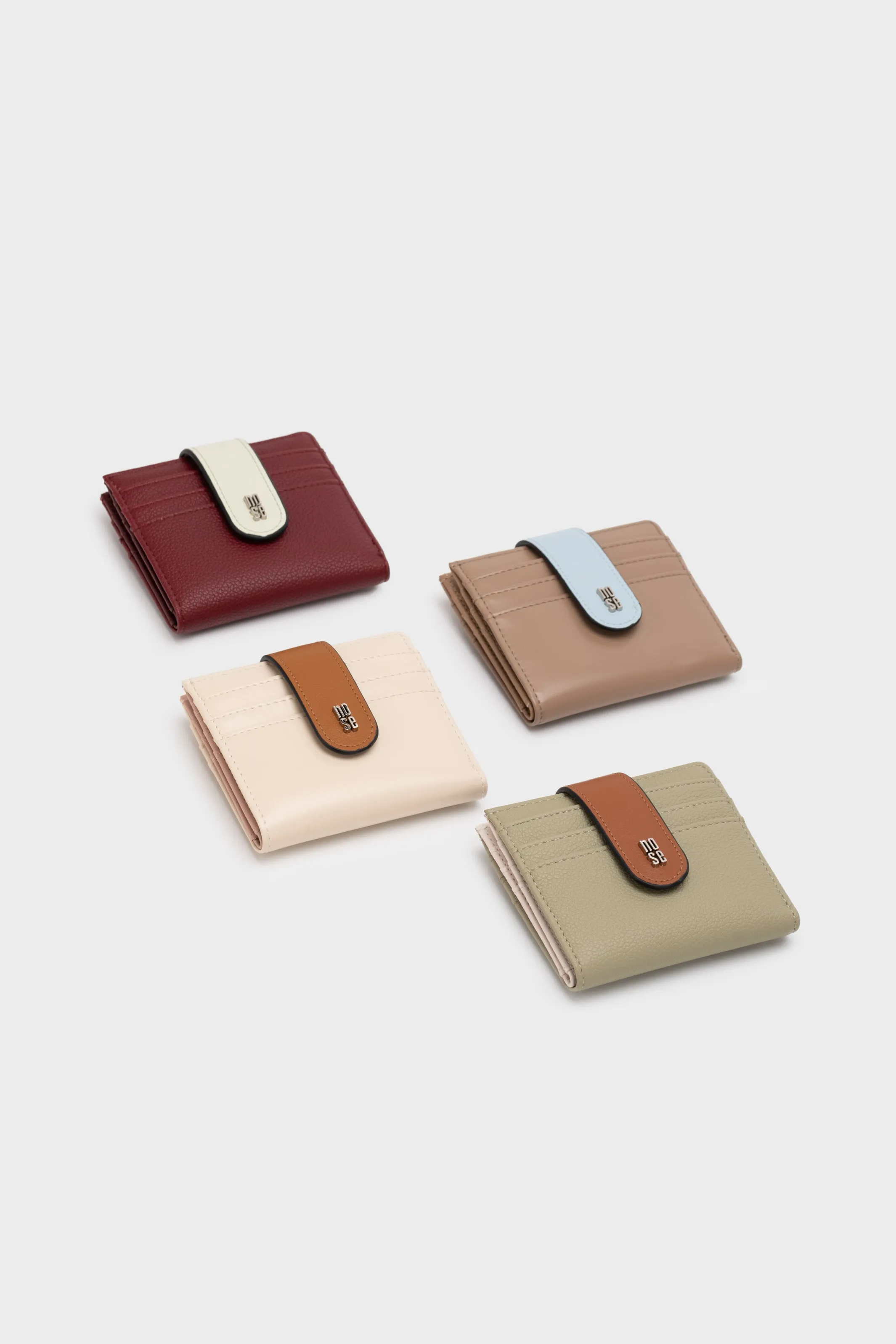 DUO TONE SNAP BUTTON WALLET