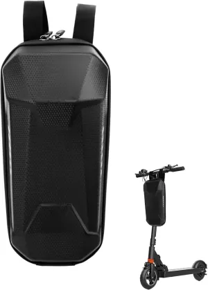 Electric Scooter Bag, Large Capacity Electric Scooter Bag Hard Waterproof EVA PU Zipper Net Pocket Scooter Storage Bag for Electric Scooter