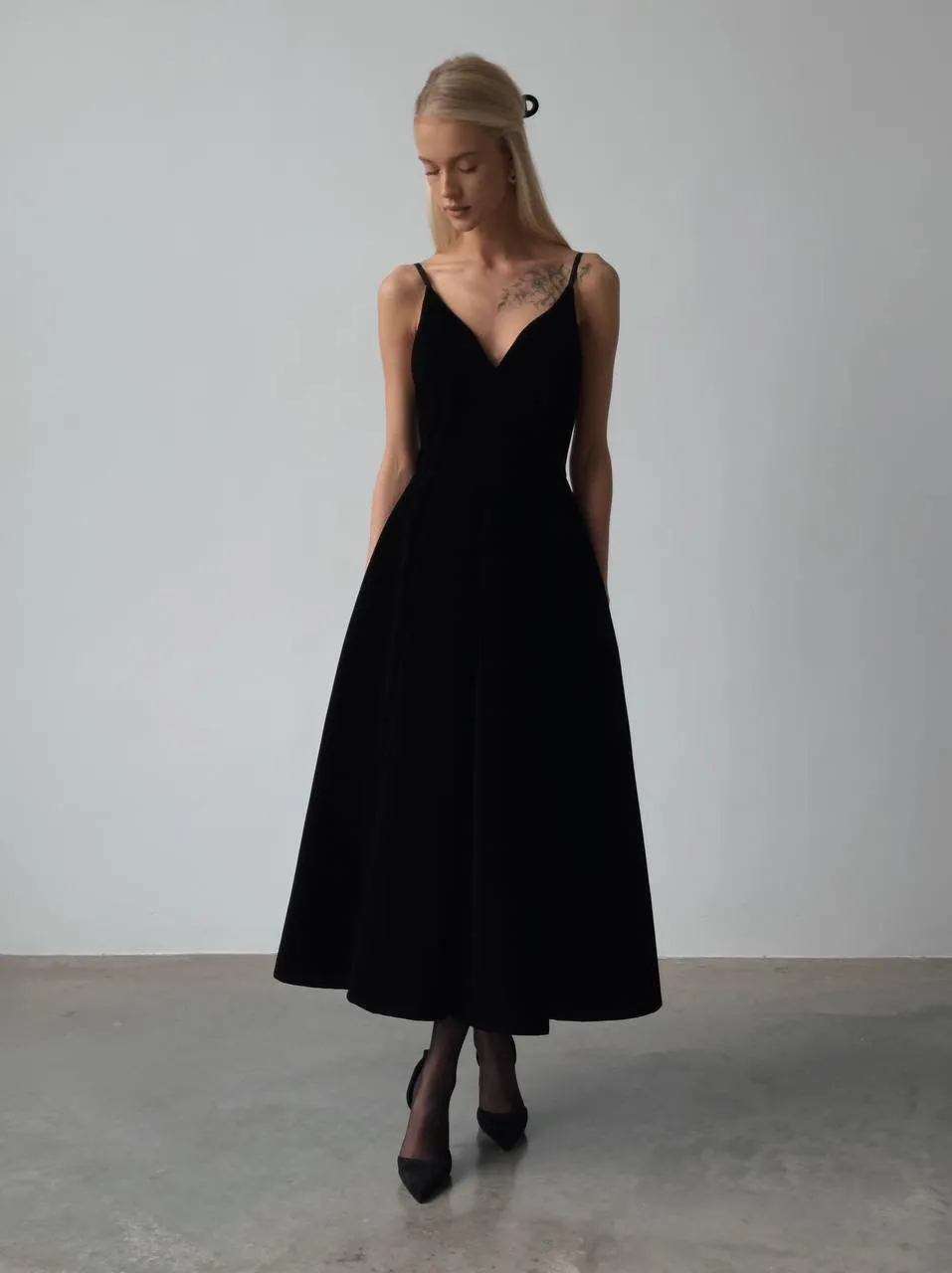 Elegant Black Evening Gown