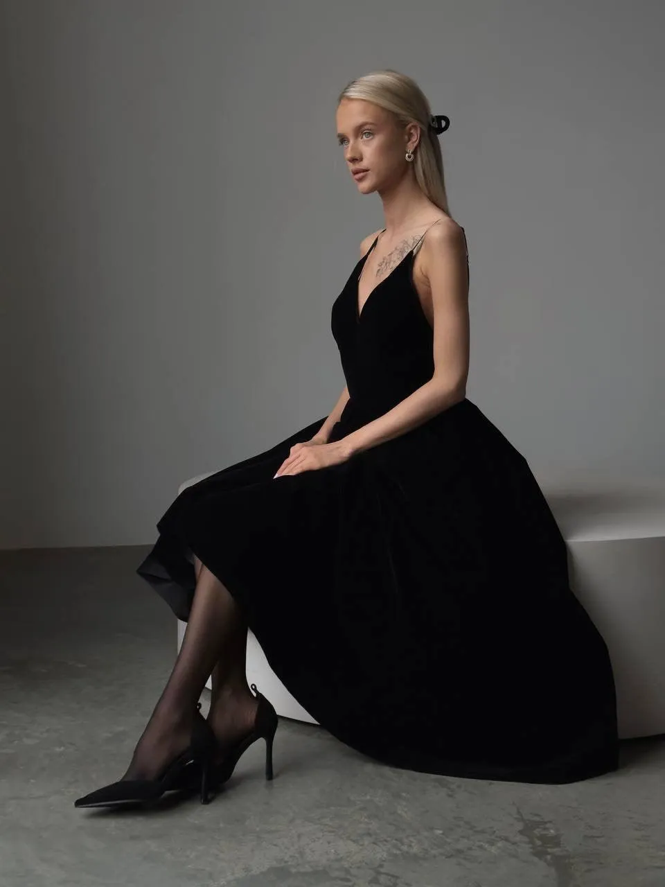 Elegant Black Evening Gown