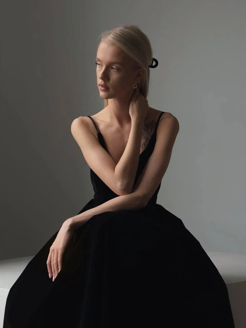 Elegant Black Evening Gown