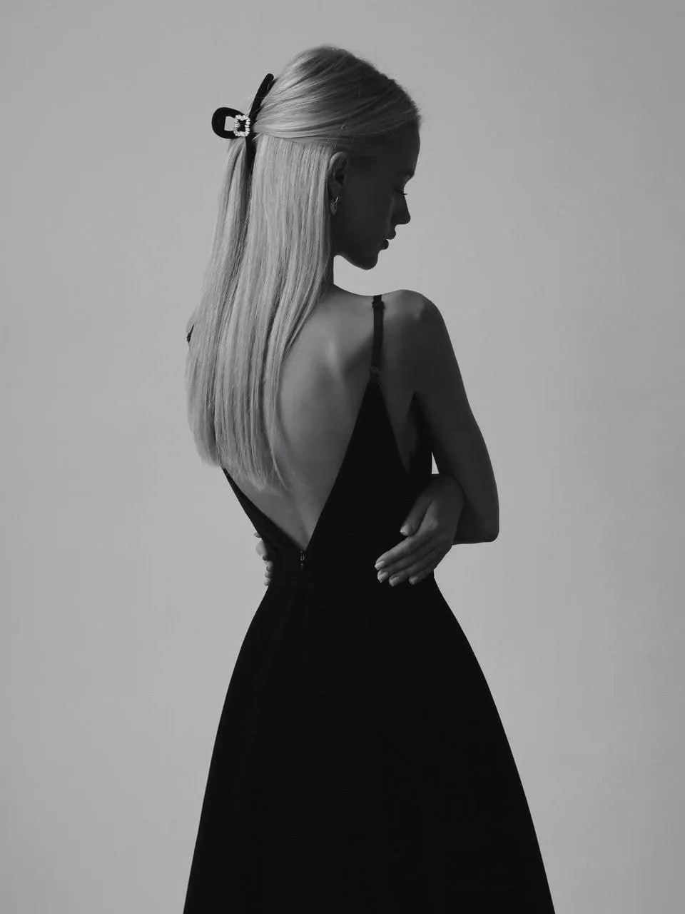 Elegant Black Evening Gown