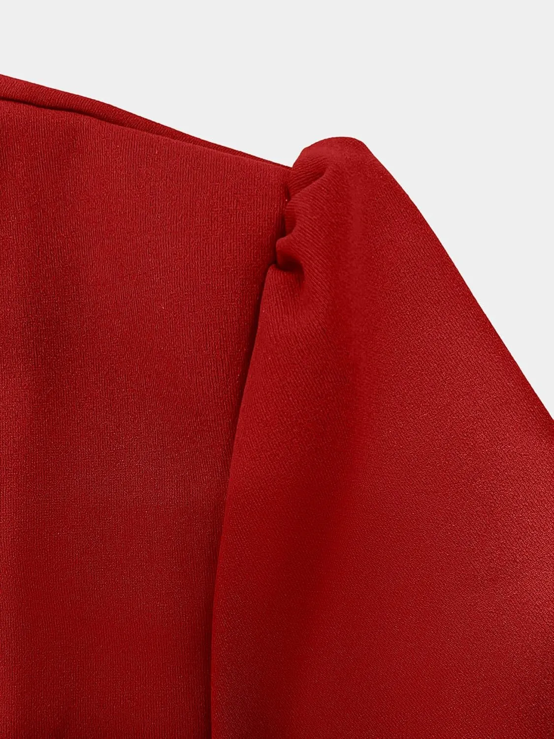 Elegant Dresses for Women Sexy Church Long Ruffles Sleeve Business Pencil Vintage Peplum Dress Wear to Work