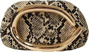 Elegant Evening Clutch Bag Vintage Handbag Chain Cross Body Metallic Handle Mini Purse Snake Floral Party Formal Gala Wedding