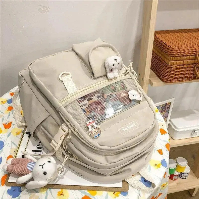 Elegant Female Backpack For Teenager Girls And Women Cute Fashionable Book Schoolbag And Laptop Bag