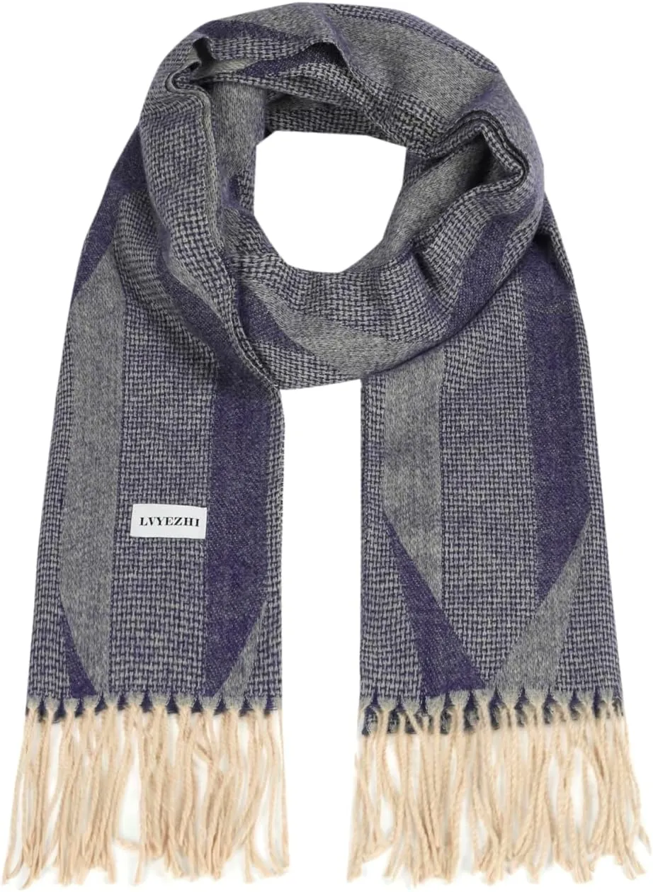 Elegant oversized shawl scarf Cashmere feel blanket scarf