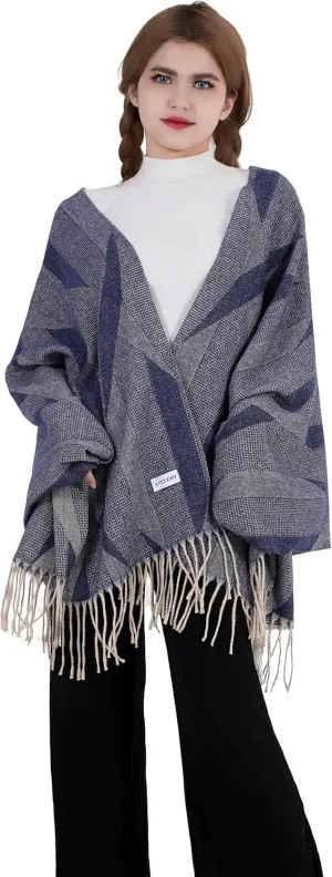 Elegant oversized shawl scarf Cashmere feel blanket scarf