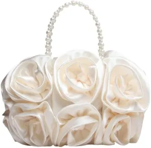 Elegant Satin Evening Bag for Bridesmaids and Bridal Parties