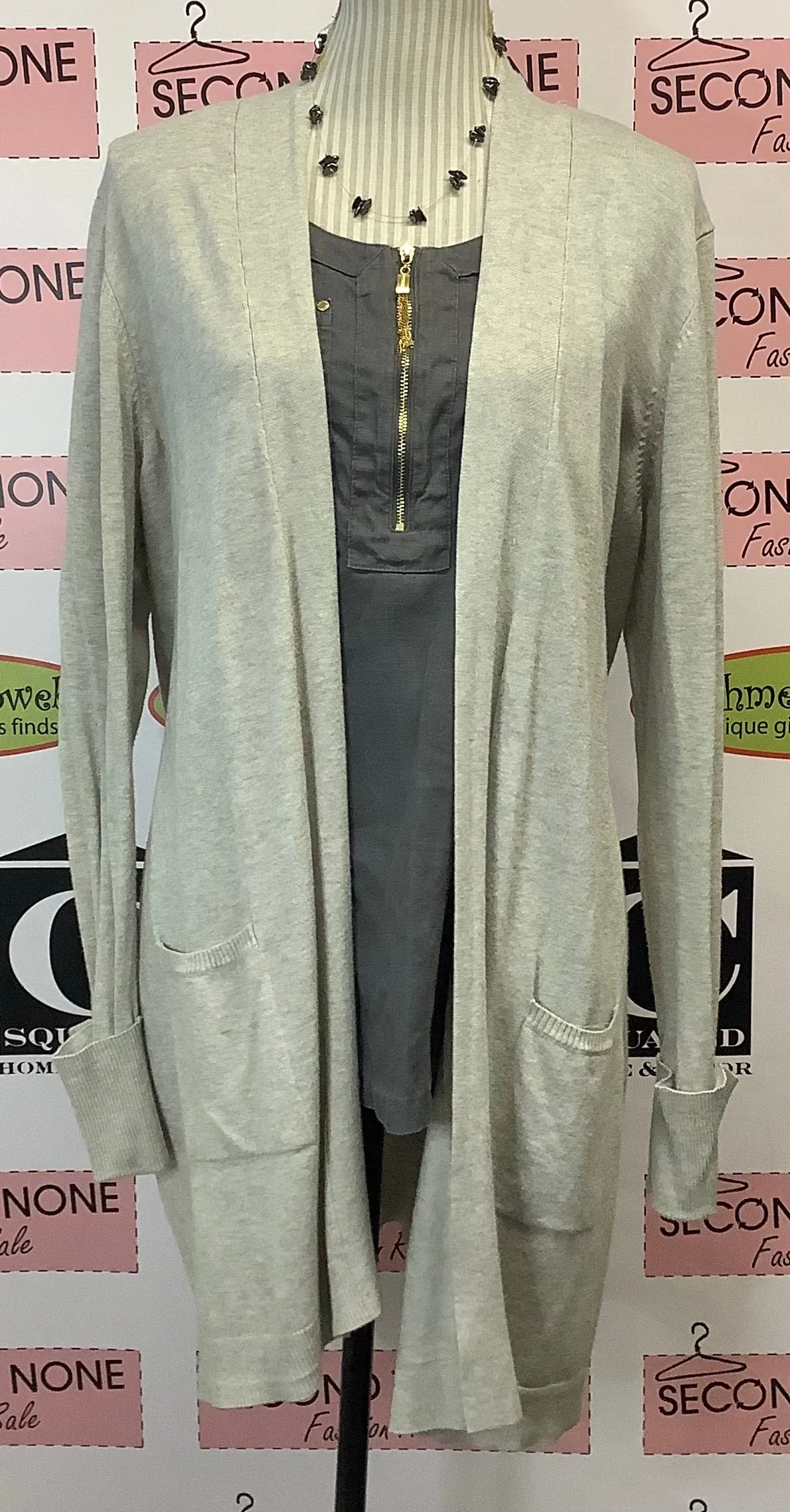 Ellen Tracy Sleeveless Linen Top (1X)