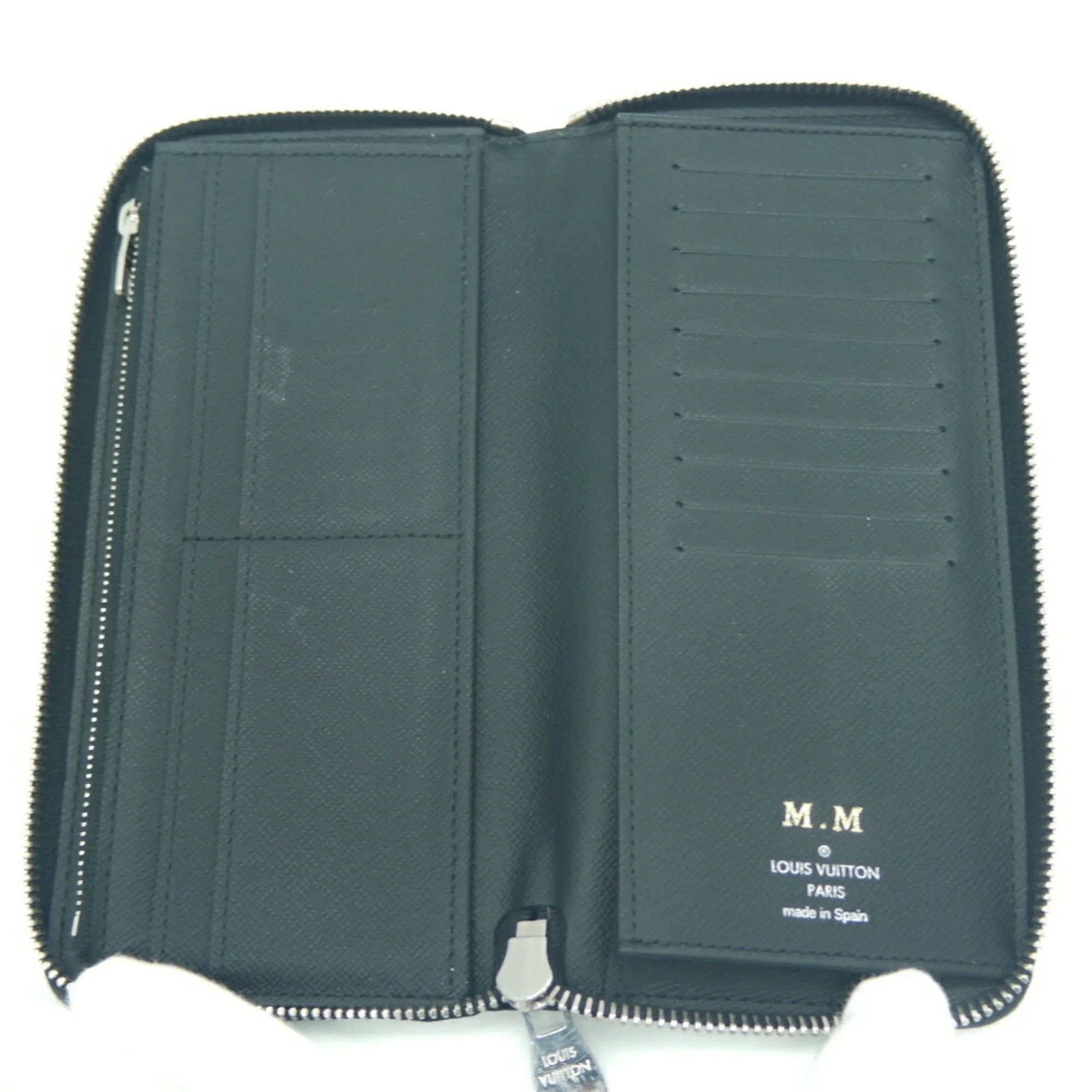 Epi Leather Zipper Wallet - Green