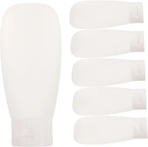Essential Travel Set 60ml Squeeze Bottles for Shampoo Conditioner Lotion Leakproof Reusable for Business Trips