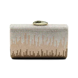 Evelyn Crystal Clutch (RoseGold)