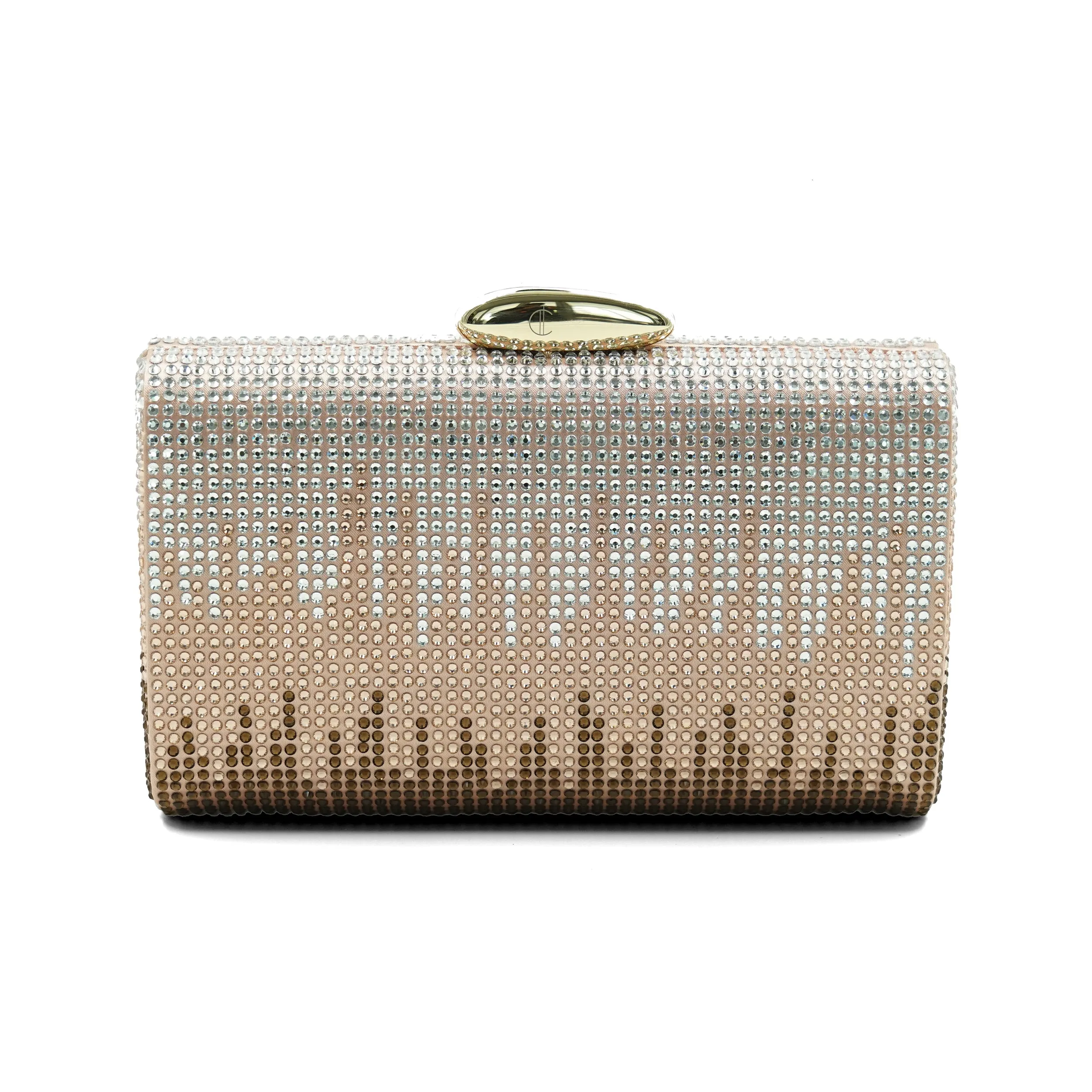 Evelyn Crystal Clutch (RoseGold)