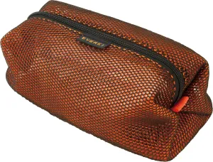 Everki Travel Cord Organizer Mesh Pouch Bag - Mesh Cable Organizer Bag with Zipper, Universal Electronics Purse Pouches for Inside Purse Case for Laptop Adapter, Carry On Packing Essentials, Orange