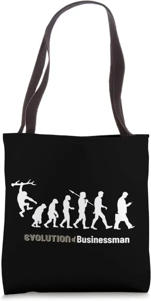 Evolution of Businessman Tote Bag