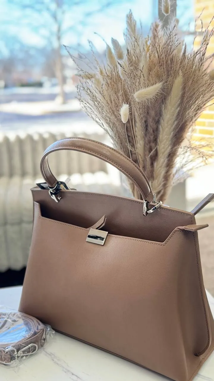 “Executive Chic” — Genuine Leather Bag