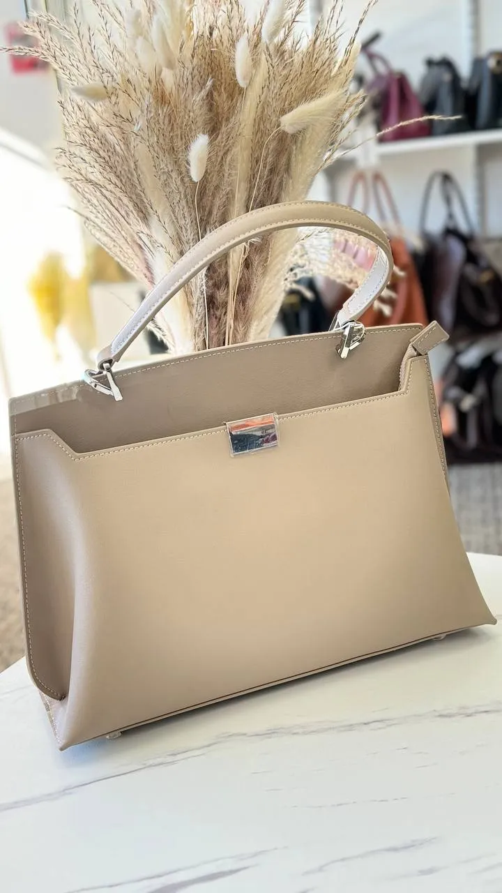 “Executive Chic” — Genuine Leather Bag
