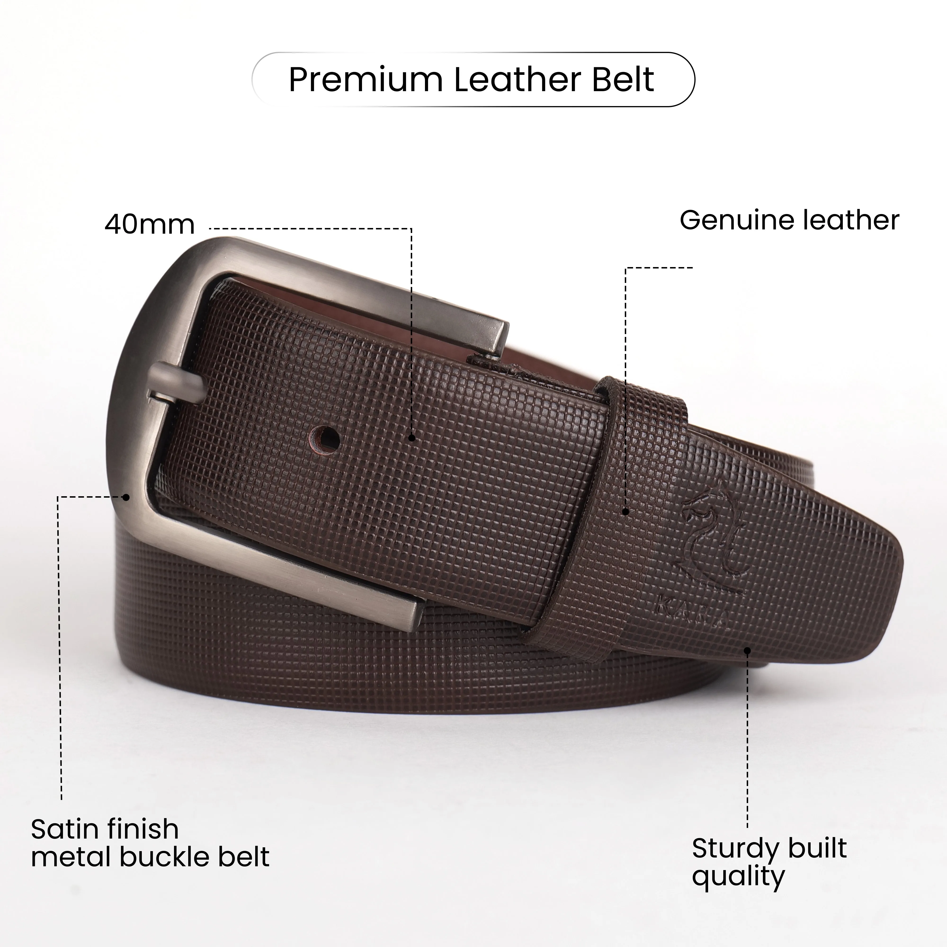 Executive Professional Leather Belt