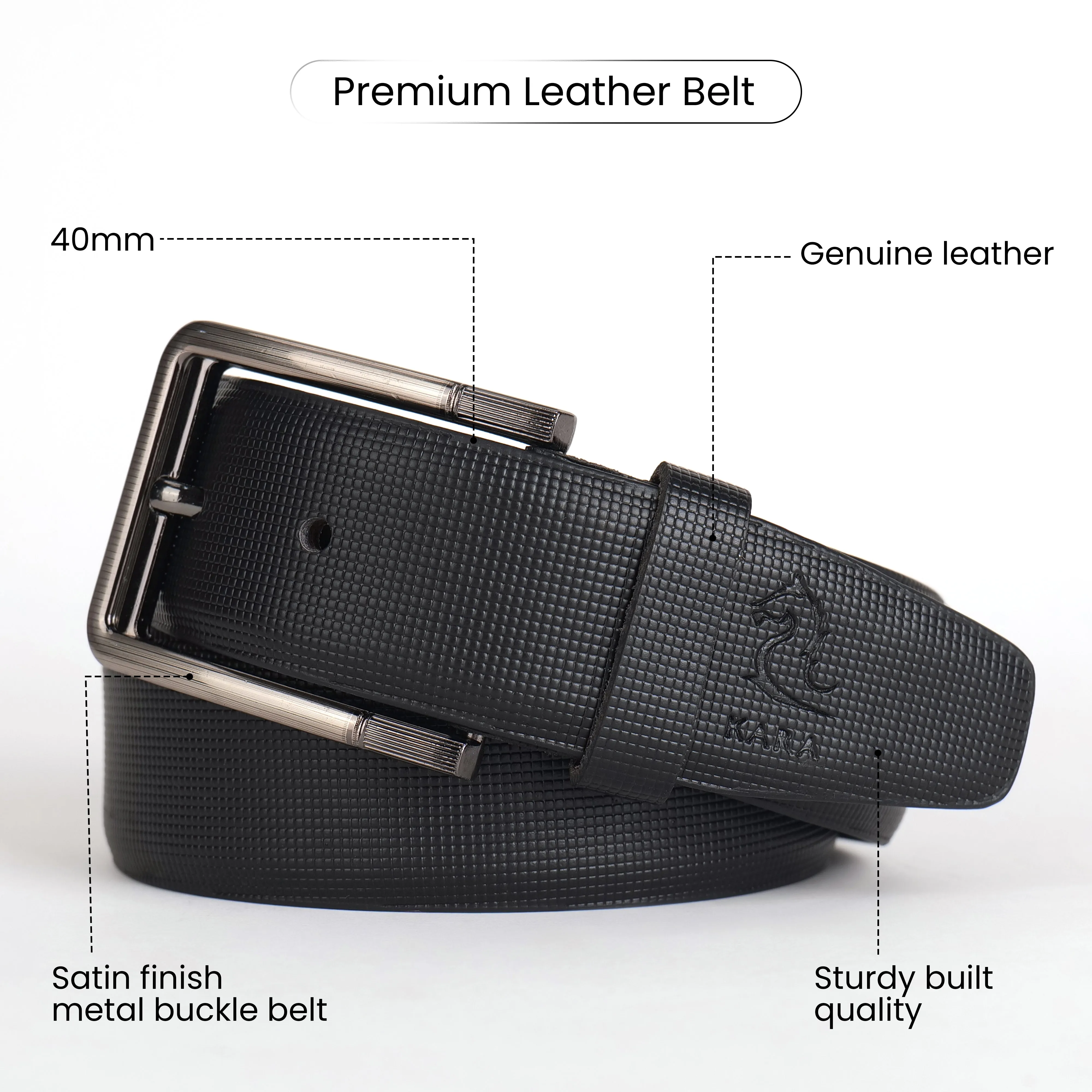 Executive Professional Leather Belt