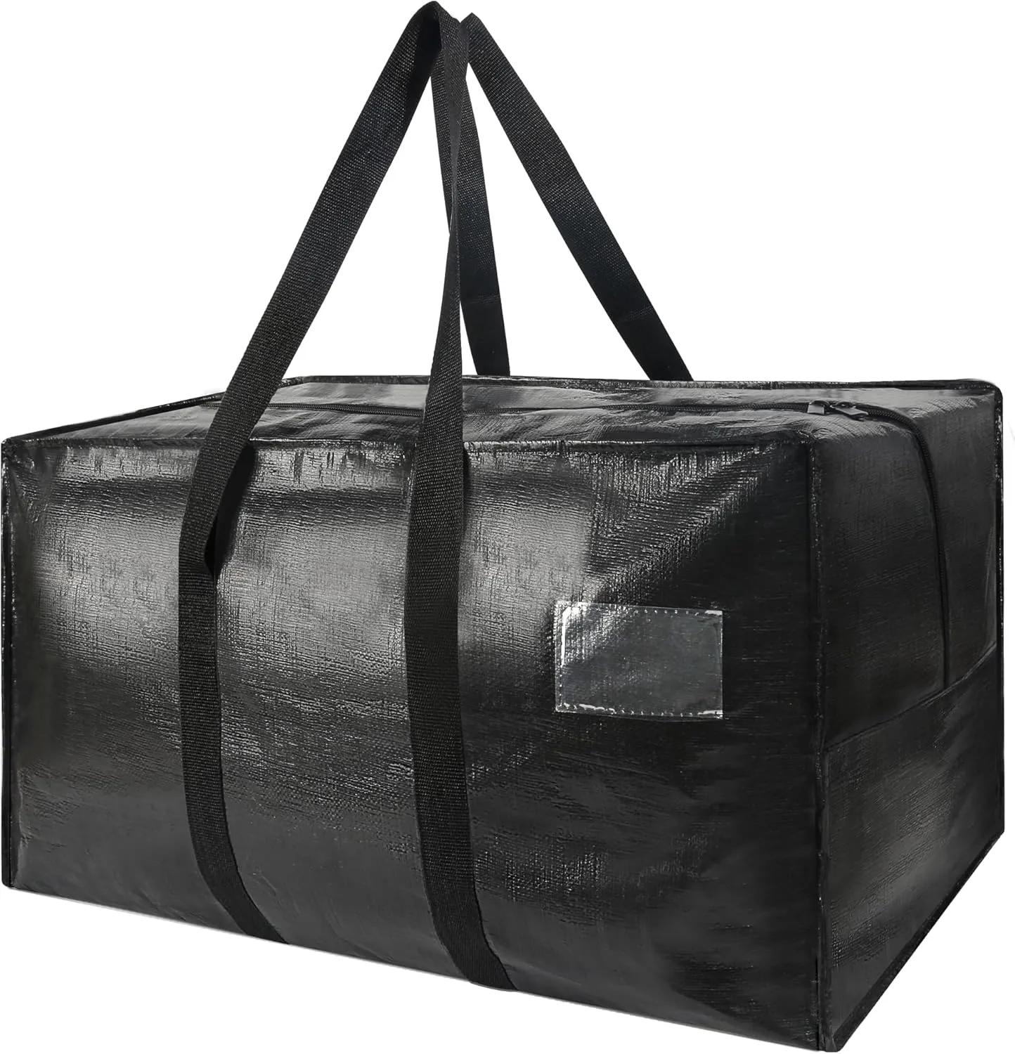 Extra Large 96 Gallon Jumbo Packing Bags, Huge Storage Bags with Strong Zippers & Carrying Handles, Reusable Big Moving Totes for College Dorm Travel - 1 Pack