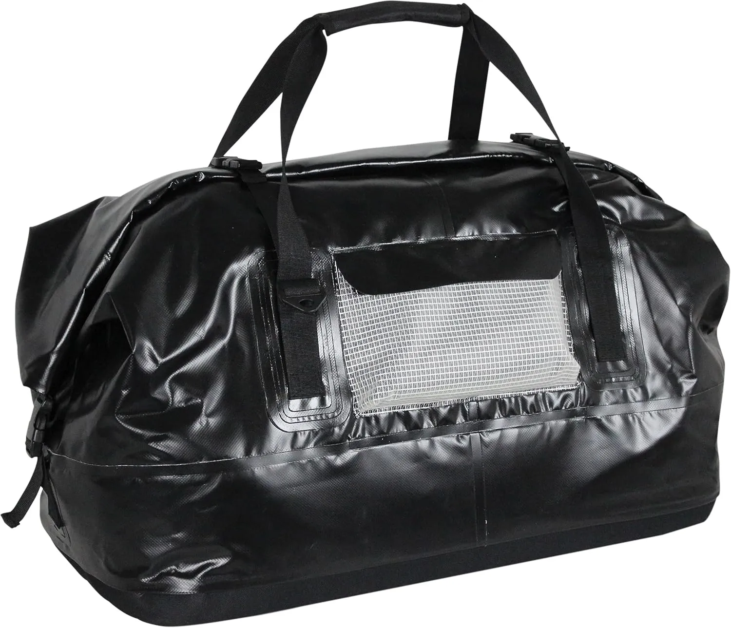 Extreme Max 3006.7339 Dry Tech Roll-Top Duffel Bag - 110 Liter, Black