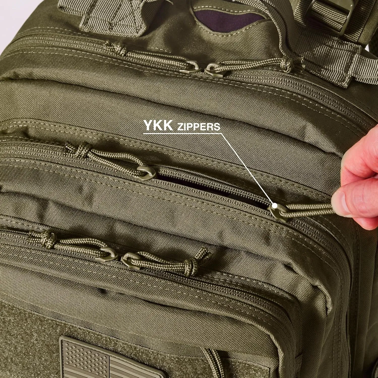 Falko Tactical Backpack 50L, 2.4x Stronger, Large Military Molle Rucksack, Heavy Duty, Work and Outdoors