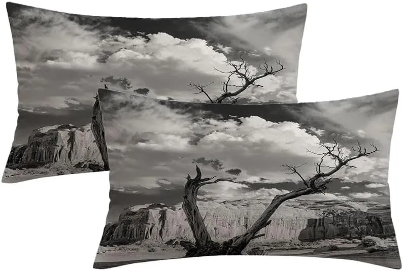Fall Pillow Covers 12x20 Set of 2 Spirals Mesa Valley Juniper Tree Photography Plateau Nature 163 Parks Outdoor Design Rock Shiprock Pillow Case Velvet Decorative Pillows Square Cushion Covers