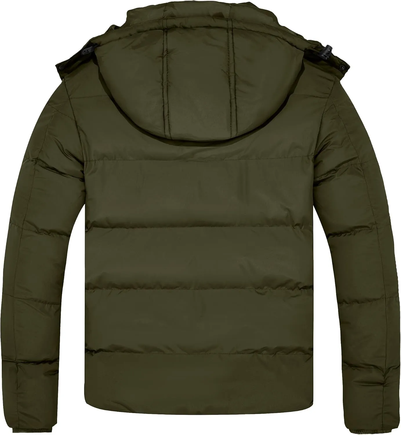 FARVALUE Mens Winter Coats Thicken Puffer Jacket Warm Winter Parka Padded Outwear with Hood