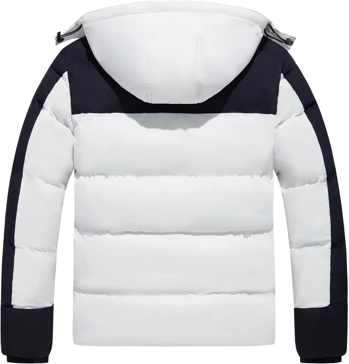 FARVALUE Mens Winter Coats Thicken Puffer Jacket Warm Winter Parka Padded Outwear with Hood