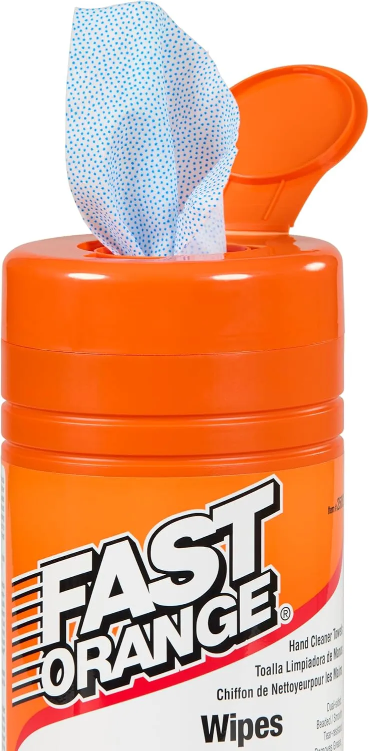 Fast Orange 25051 Hand Cleaner Wipe - 72 Count