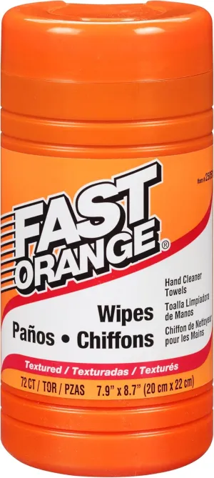 Fast Orange 25051 Hand Cleaner Wipe - 72 Count