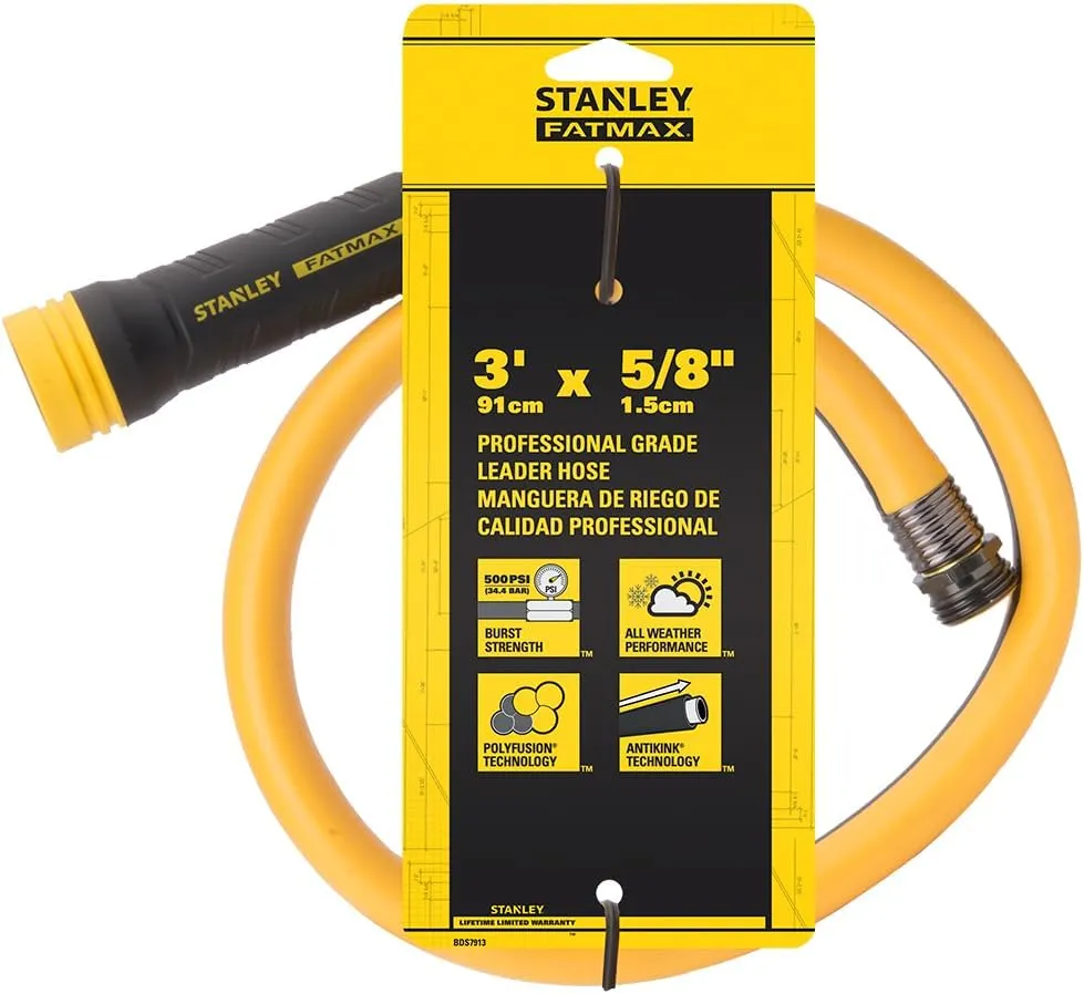 FATMAX 3 ft x 5/8 in Professional Grade Polyfusion Leader Hose - BDS7913