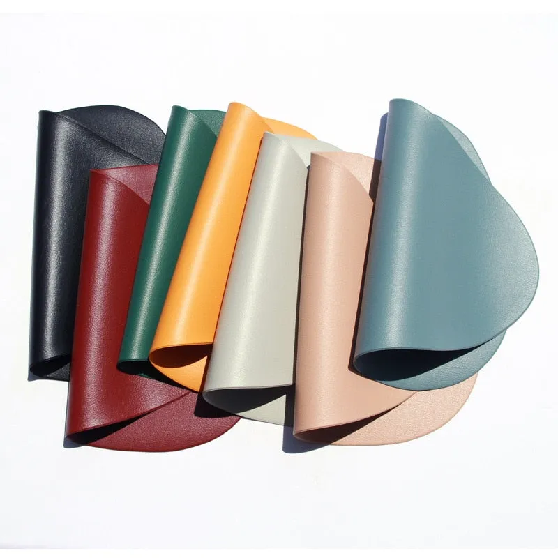 Faux Leather Placemats