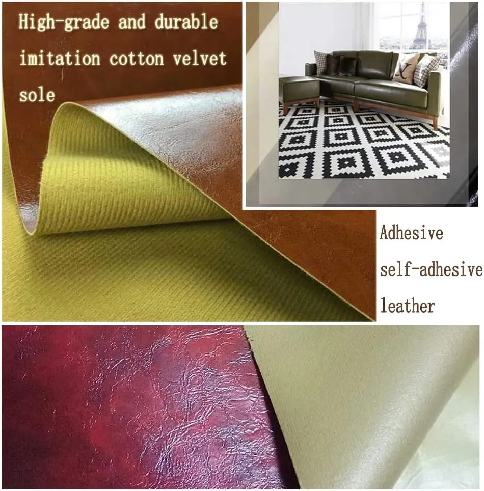 Faux Leather PU Faux Leather, Leatherette Oil Wax Leather Fabric Upholstery Crafts DIY Sewings Sofa Handbag Car Seat， Making Wallet Handbags Dressing Sewing Crafting (Size:1.37 * 9,Color:Light Brown)