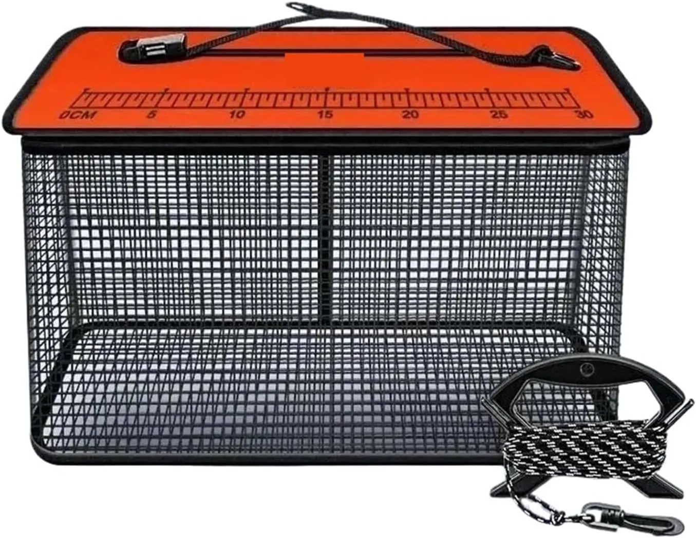 Floating Fish Basket Foldable Fishing Holder Bucket Portable Collapsible Fishing Net Storage Cage