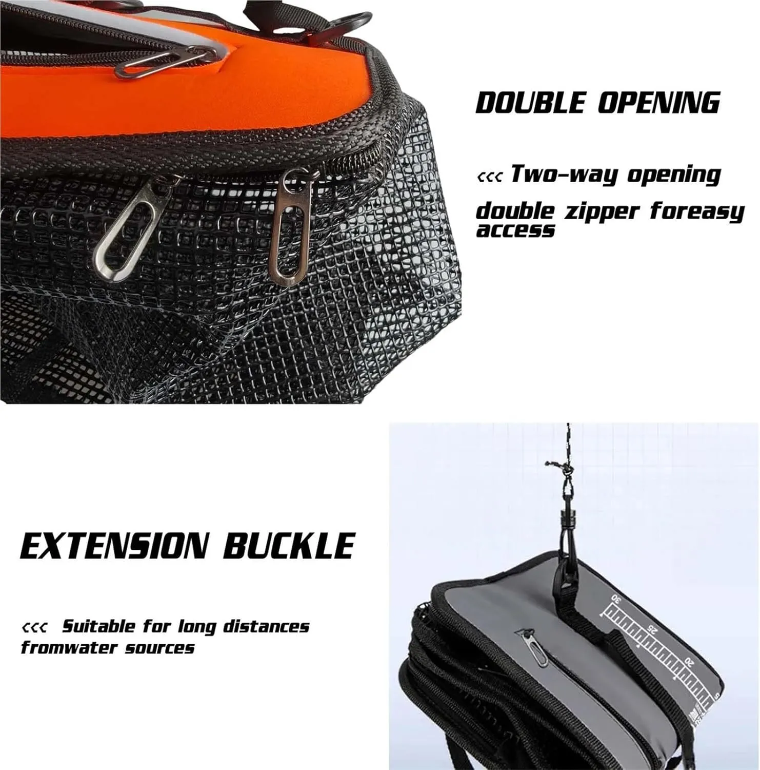 Floating Fish Basket Foldable Fishing Holder Bucket Portable Collapsible Fishing Net Storage Cage
