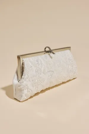Floral Beaded Evening Bag