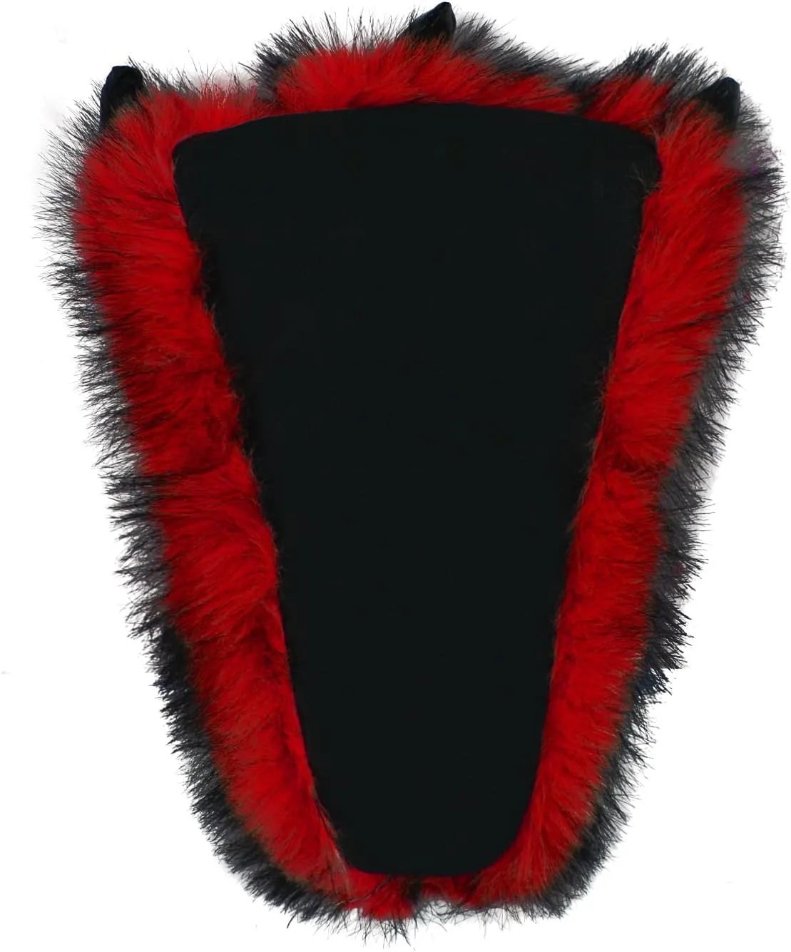 Fluffy Monster Claw Slippers for Men Women, Furry Plush Home Shoes, Winter Warm Faux Fur Indoor House Footwear, Funny Dinosaur Paw Dress up Gift