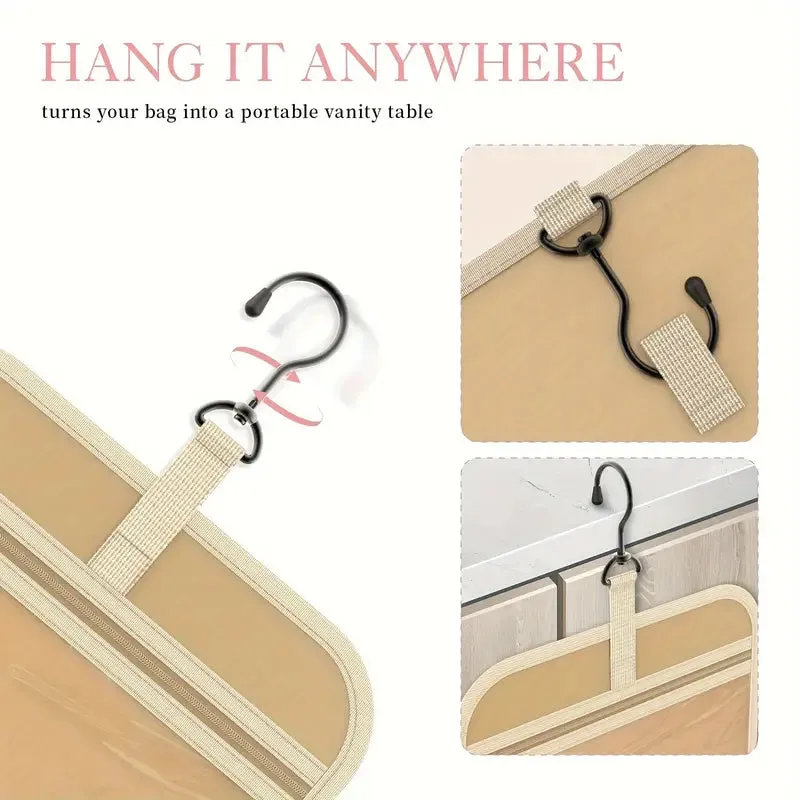 Foldable Hanging Travel Makeup Bag