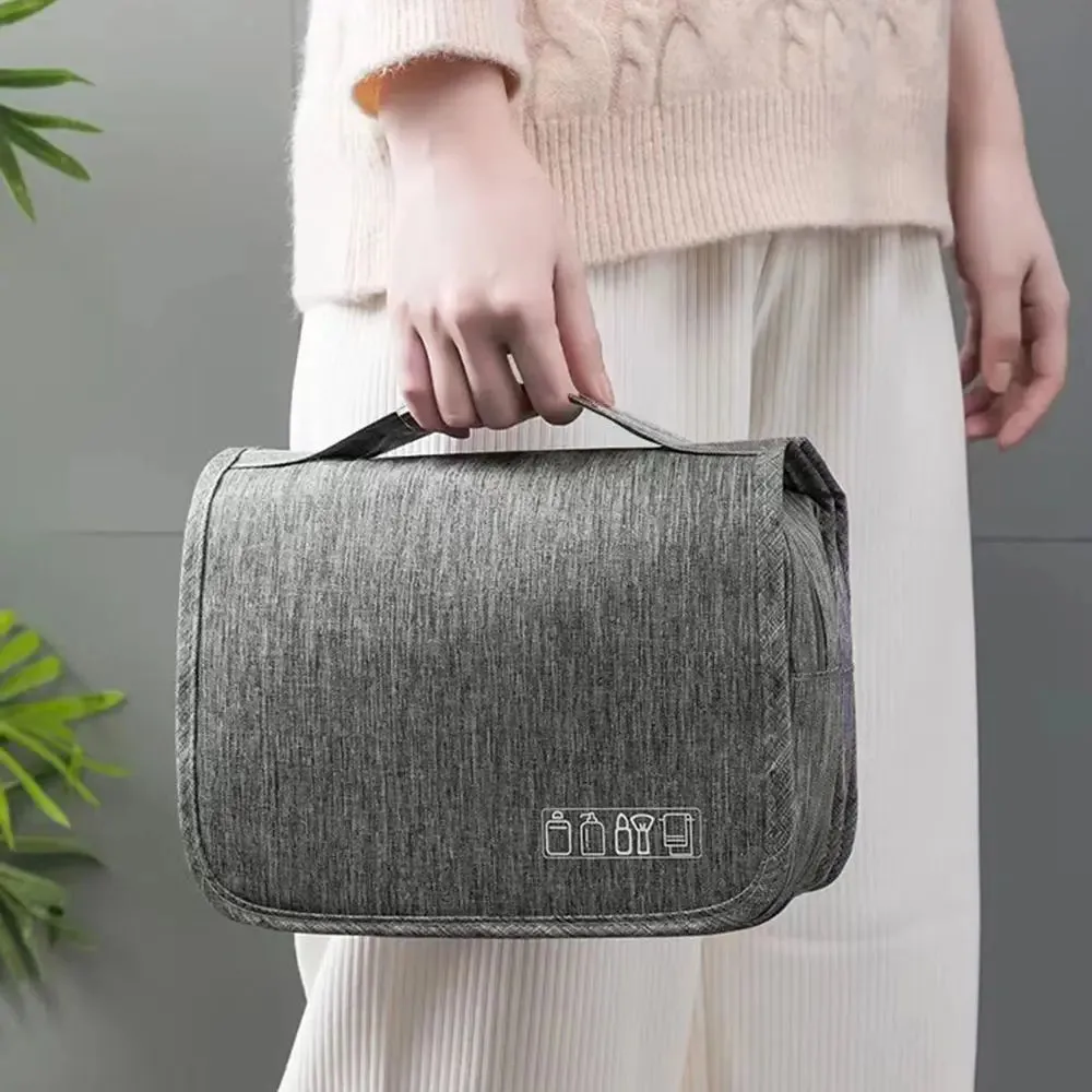 Foldable Travel Toiletry Bag Organize Hang and Go