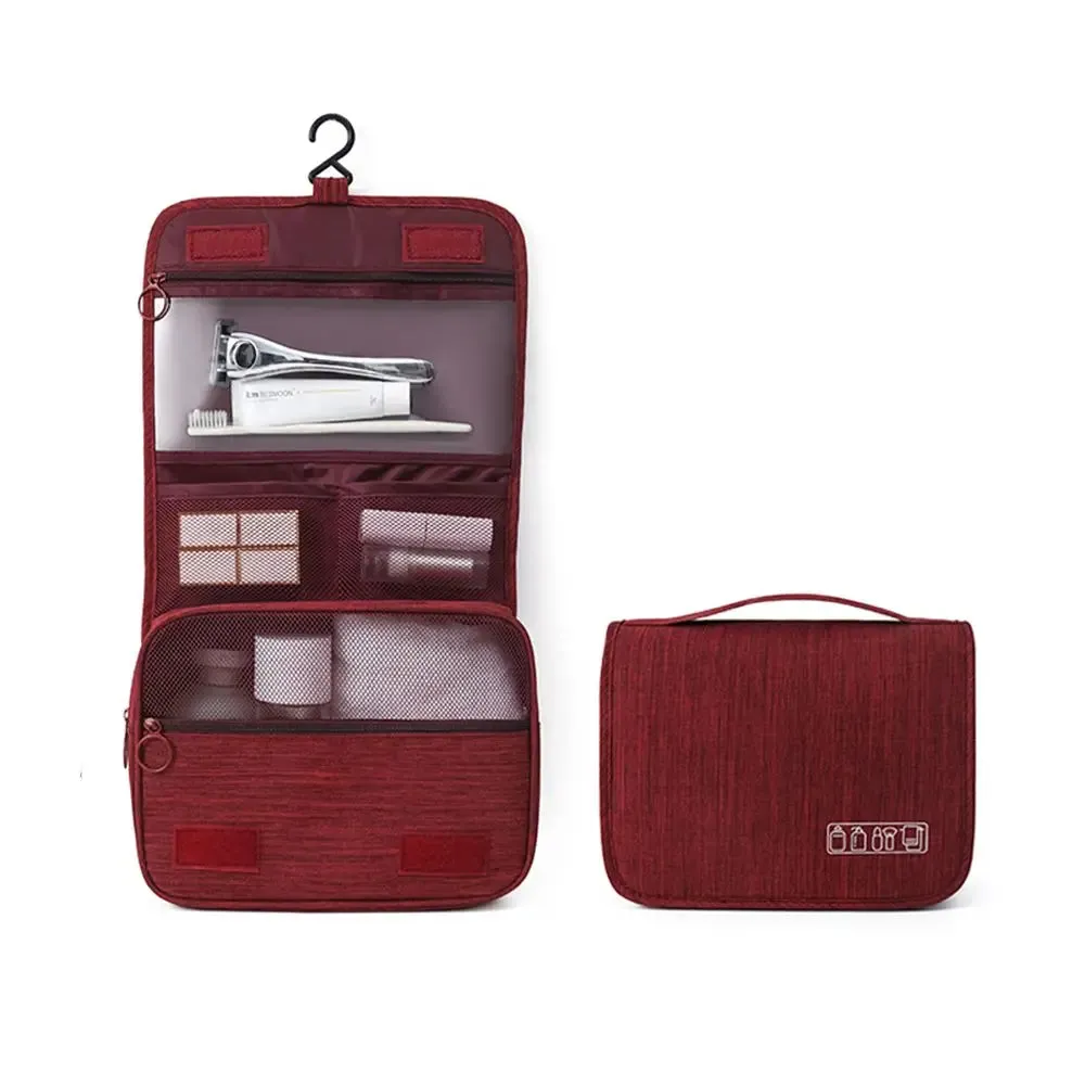 Foldable Travel Toiletry Bag Organize Hang and Go