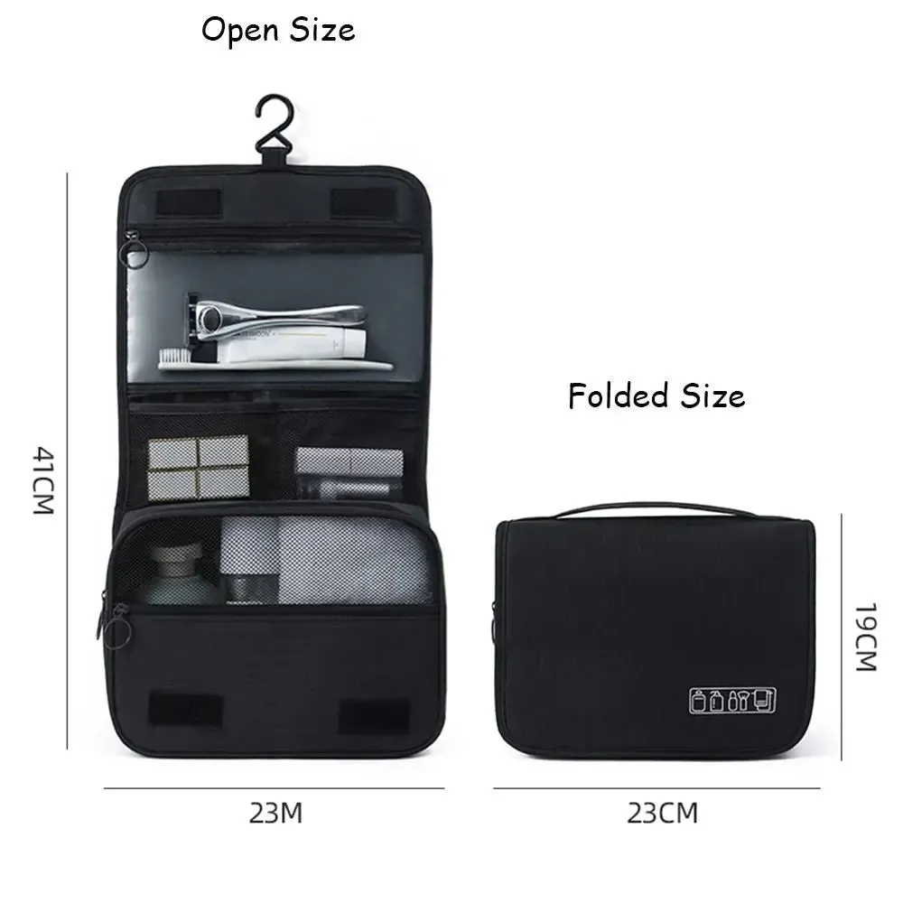 Foldable Travel Toiletry Bag Organize Hang and Go