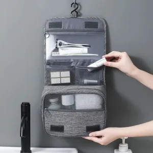Foldable Travel Toiletry Bag Organize Hang and Go