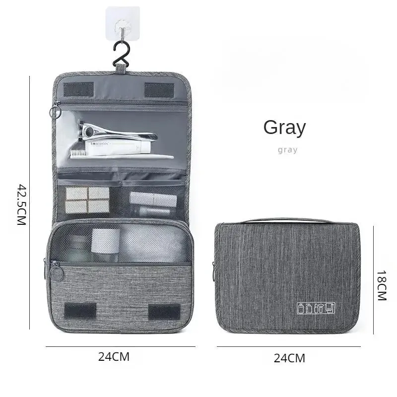 Foldable Travel Toiletry Bag Organized Compact Convenient