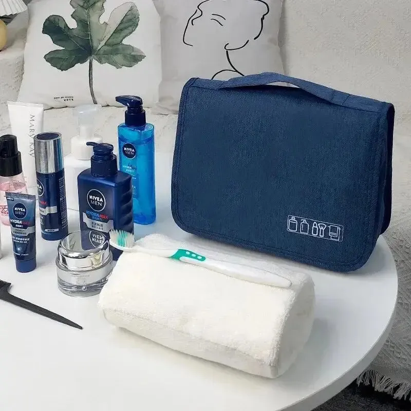 Foldable Travel Toiletry Bag Organized Compact Convenient
